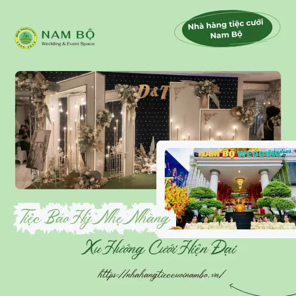 Tiệc Báo Hỷ Nhẹ Nhàng – Xu Hướng Cưới Hiện Đại